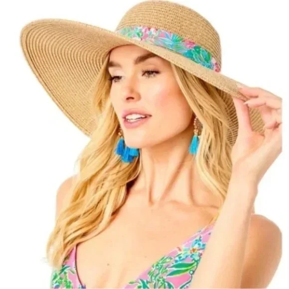 Lilly Pulitzer | Accessories | New Lilly Pulitzer Straw Sun  display picture 2